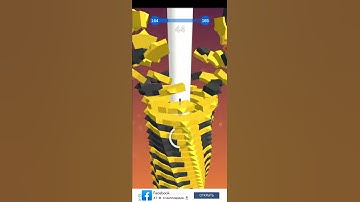 Stack Ball level 164 walkthrough