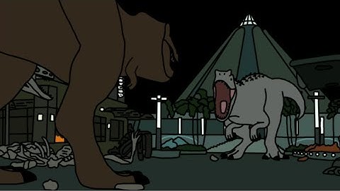 Jurassic World Final battle (animated)