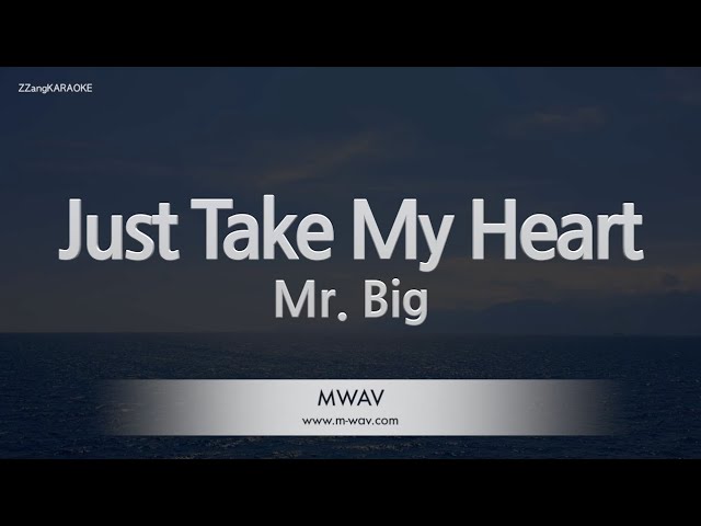 Mr. Big-Just Take My Heart (Karaoke Version)