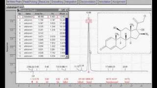 ACD/ChromManager Genereting a Chemical Structure from a Name