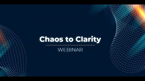 EXECUTIVE WEBINAR: FROM CHAOS TO CLARITY: BUILDING SYSTEMS, ORDER & DISCIPLINE FOR 2026