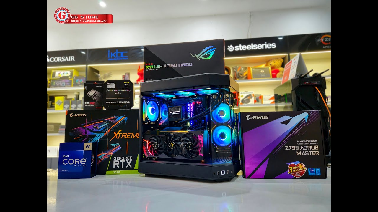 [GG Store] Hi-End PC with HYTE Y60 - PC Setup - YouTube