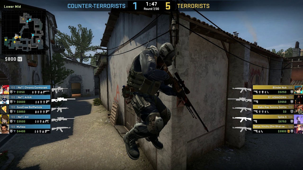 CSGO Take a Run Boost and Kill the Mid Guy YouTube