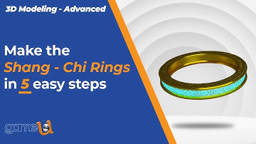 Make the SHANG-CHi RINGS in 5 EASY STEPS using blender