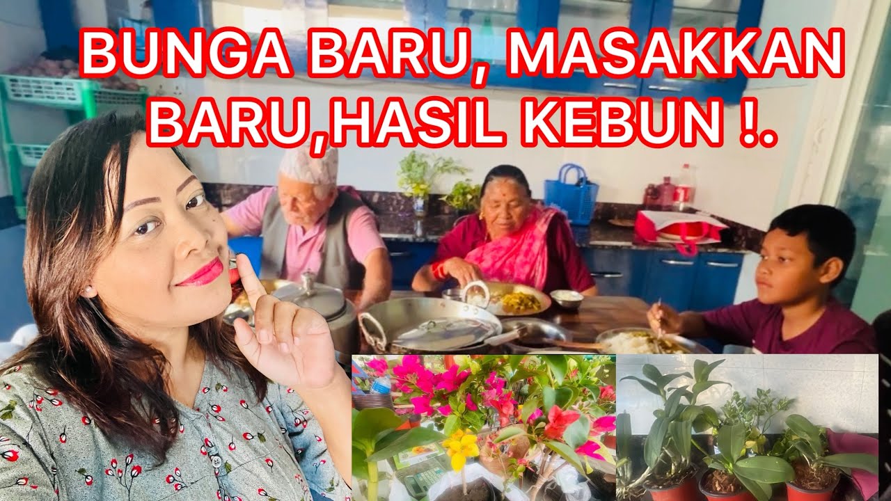 VLOG 46. NEW FLOWERS, NEW FOOD FROM GARDEN @AngeliaRomie 