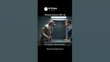 Monkey banaa CID Google Veo 3 #veo3