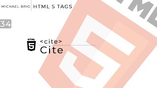 HTML Tags - Cite