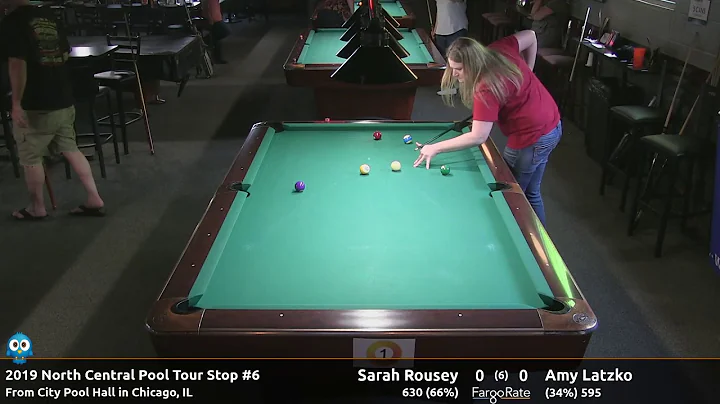 Sarah Rousey vs Amy Latzko - 10 Ball - 2019 NCPT S...