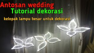 Hanya orang kreatif yang bisa..!! Lampu hias gantung dari pipa pvc