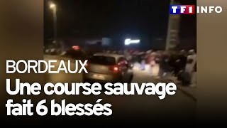 Rodéo sauvage à Bordeaux : les images de la sortie de route qui a blessé six spectateurs
