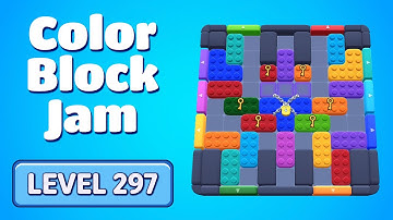 Color Block Jam Level 297 Solution Walkthrough