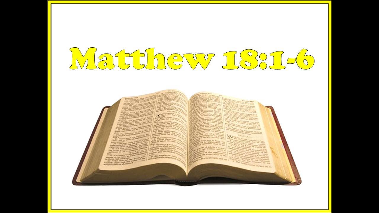 Matthew 18 1 6 YouTube Matthew 18 1 6 youtube