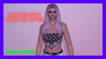 PC Modding Tutorials: How To Install The Bandana Tank Top Mod For MP Female | Peds Mod