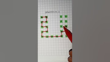 Draw A Checkered Path With Number #line #youtubeshorts #puzzle #maths #shorts