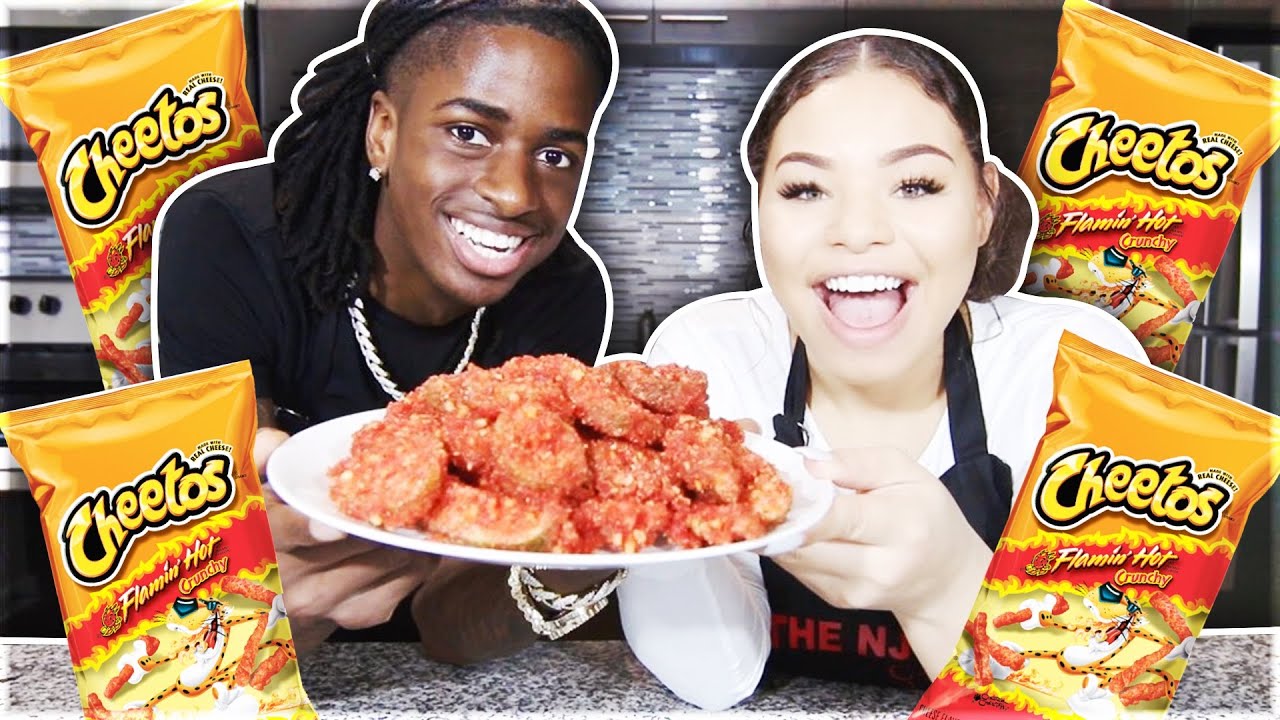 How to make hot cheetos fried pickles!!! 