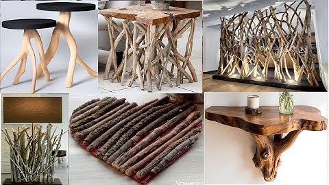 Transform Tree Branches into Stunning Home Décor & Profitable Woodcraft Creation ideas