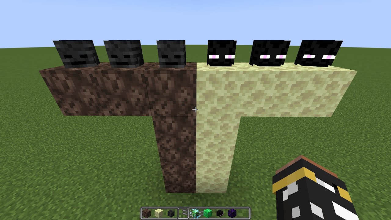 what if you create a Double WitherZilla Enderman in MINECRAFT - YouTube