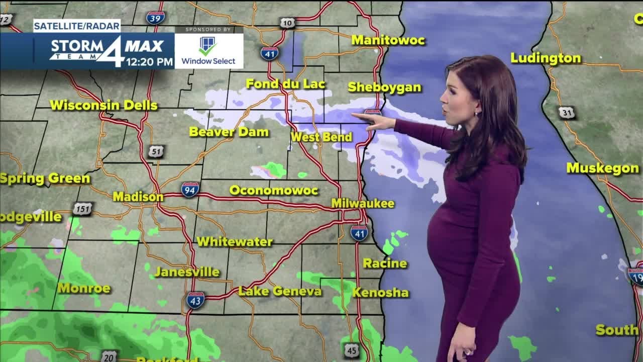 Light rain and snow showers in the afternoon - YouTube
