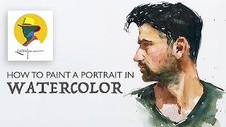 Portrait Painting in Watercolor — Book Hearted