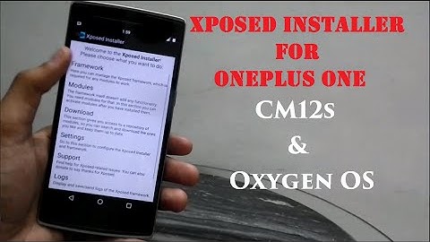 Xposed Installer for Oneplus one (CM12s and Oxygen OS, any android L) (Safe & Simple)