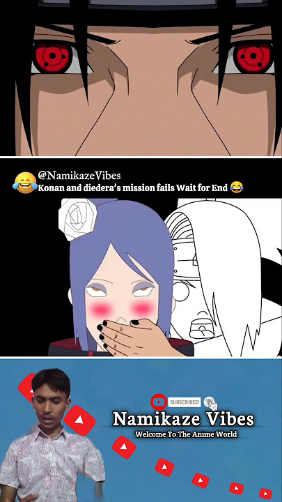 Konan & Diedera Fails 😂 #naruto #namikazevibes #shorts