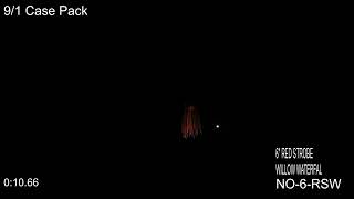 NO-6-RSW - 6 RED STROBE WILLOW WATERFALL (NIGHT OWL PREMIUM)