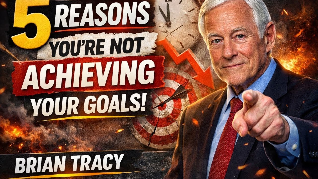 5 Reasons You're Not Achieving Your Goals | Brian Tracy Motivation ...