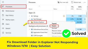Fix Download Folder in Explorer Not Responding Windows 11/10 (2024) | Easy Solution