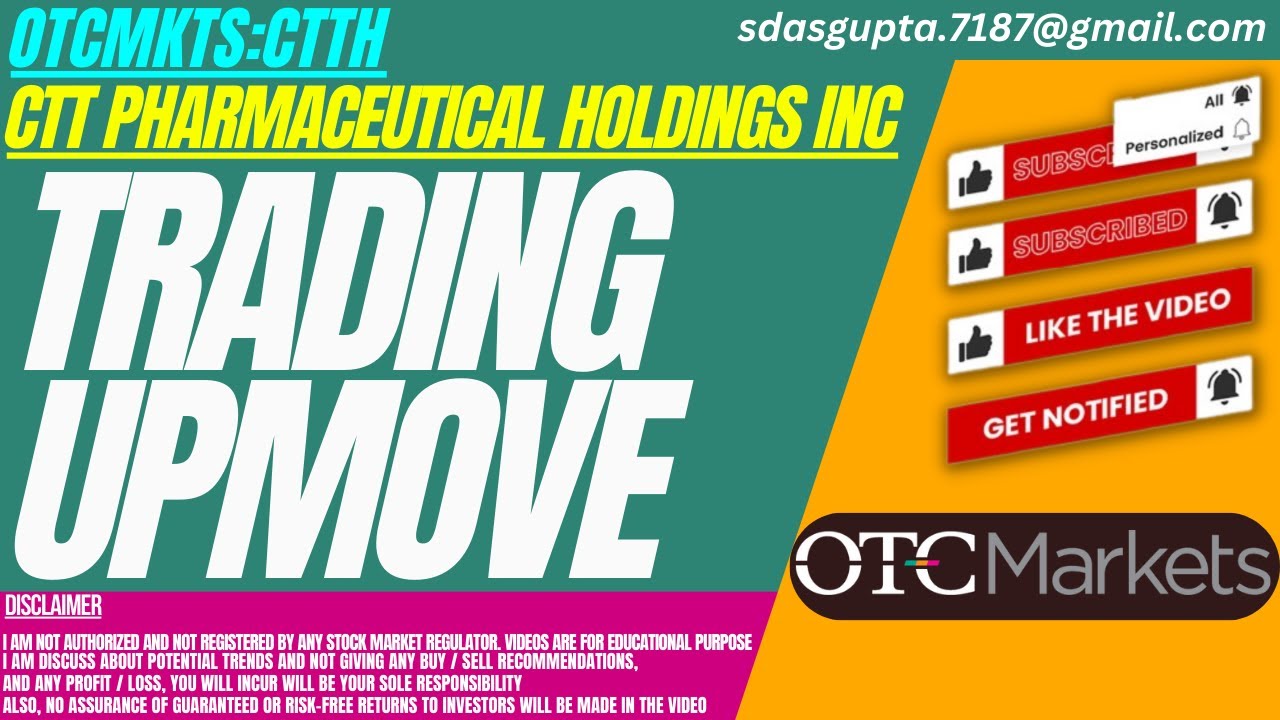 TRADING UPMOVE : CTTH STOCK ANALYSIS | CTT PHARMACEUTICAL HOLDINGS INC STOCK