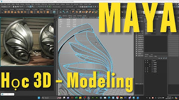 Học 3D  - Sửa bài học viên Modeling MAYA #Học3DOnline #3DArtist #TạoNhânVật3D