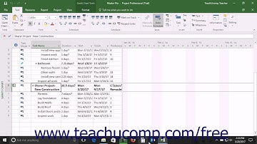 Project 2016 Tutorial Consolidating and Linking Multiple Projects Microsoft Training