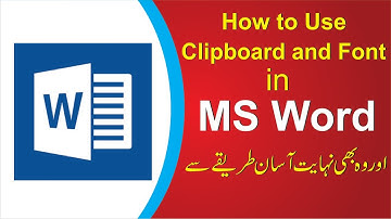 How to Use Clipboard and Font in MS Word 2016|Microsoft Office | IT office tutorial |Vocational Tech