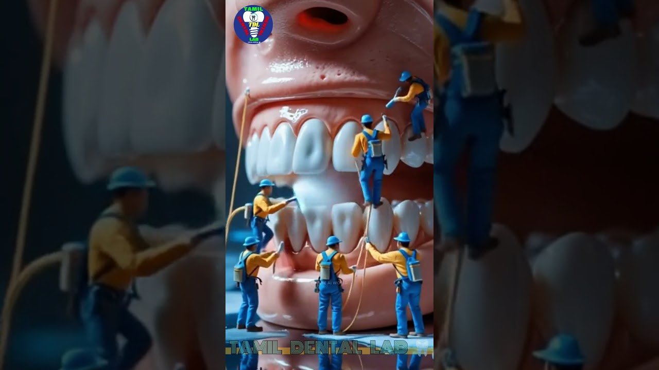 😁🤐Tiny Miniature Workers🥶|👄🦷Big Giant Mouth Teeth🎯| Tamil Dental Lab | 