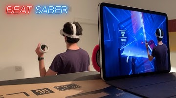 Oculus Quest 2: Recording Beat Saber in Mixed Reality with nothing but an iPad (no green screen)