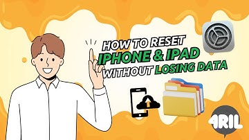 How to Reset iPhone or iPad Without Losing Data