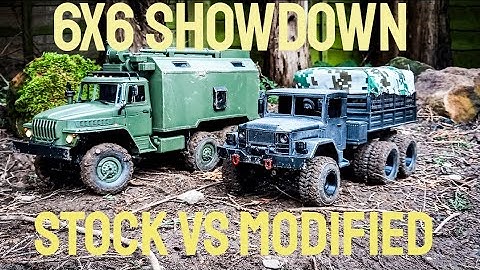 6x6 SHOWDOWN! STOCK WPL B36 vs MODIFIED B16! Which is better??