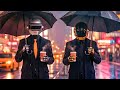 ☔ DAFT PUNK Rainy City Night Funk Vibes – Chill Mix | Chillwave, Synthwave, Vaporwave Playlist