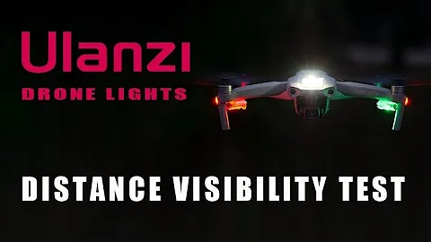 Ulanzi DR-02 Drone Lights | 1 mile / 1,6 km Distance Visibility Test