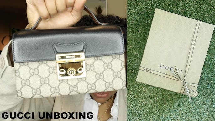 MY FIRST GUCCI BAG! GUCCI PADLOCK MINI UNBOXING/REVIEW! LUXE FOR LESS! 