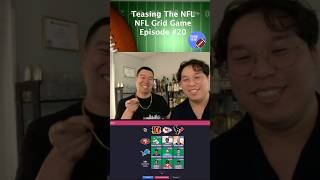 Immaculate Grid Game 20 with Teasing The NFL🏈 Daniel Saludo &amp; Andrew Chang #nfl #nflgrid #nfltrivia