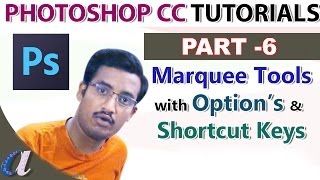 Photoshop CC Tutorials in Telugu 06|| Marquee Tools With Options || computersadda.com