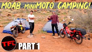 Who Says You Need A Big, EXPENSIVE Bike To Go Camping? We Just Did It With These Two Tiny Hondas!