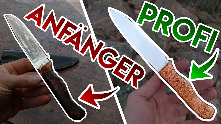 Messer BAUEN kann jeder !!! | PROFI vs ANFÄNGER