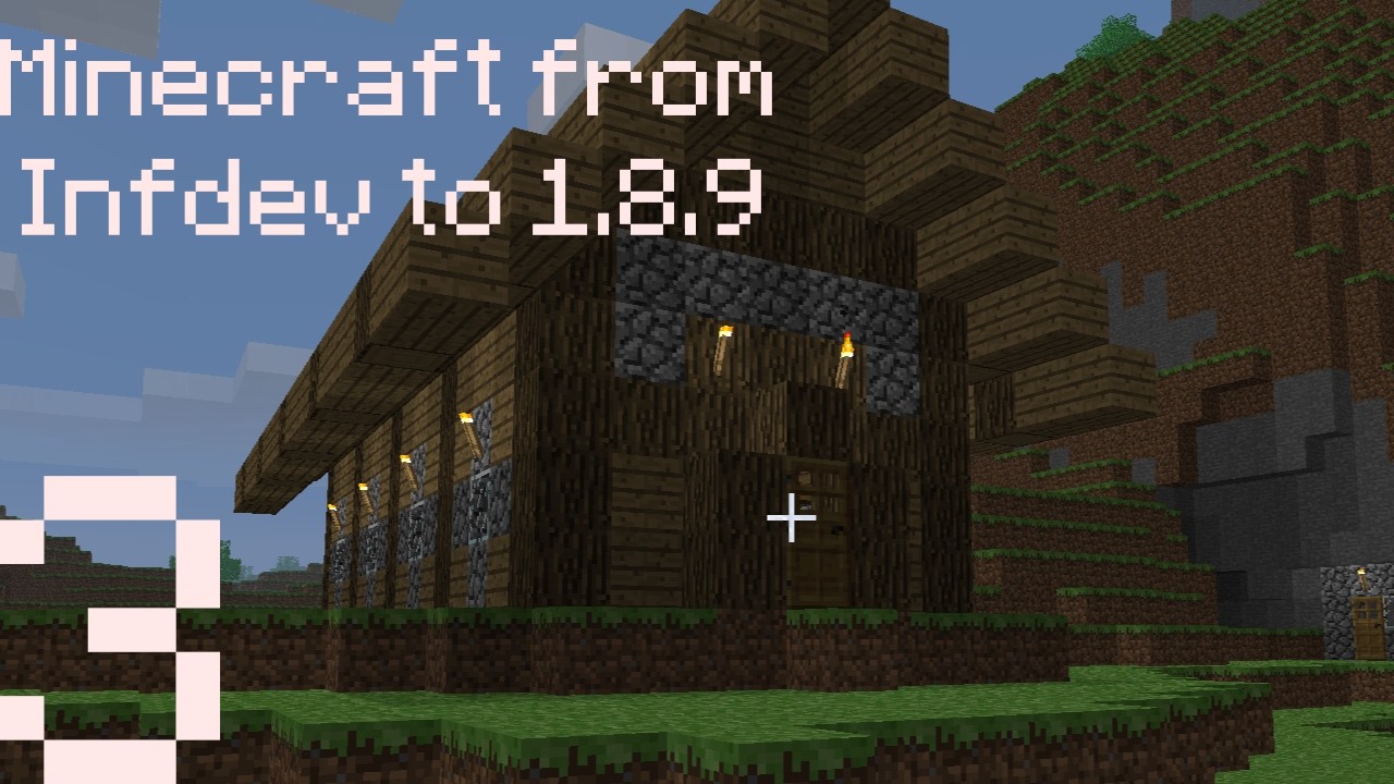 Playing Minecraft Infdev - 1.8.9 Infdev 20100618 [3] - YouTube