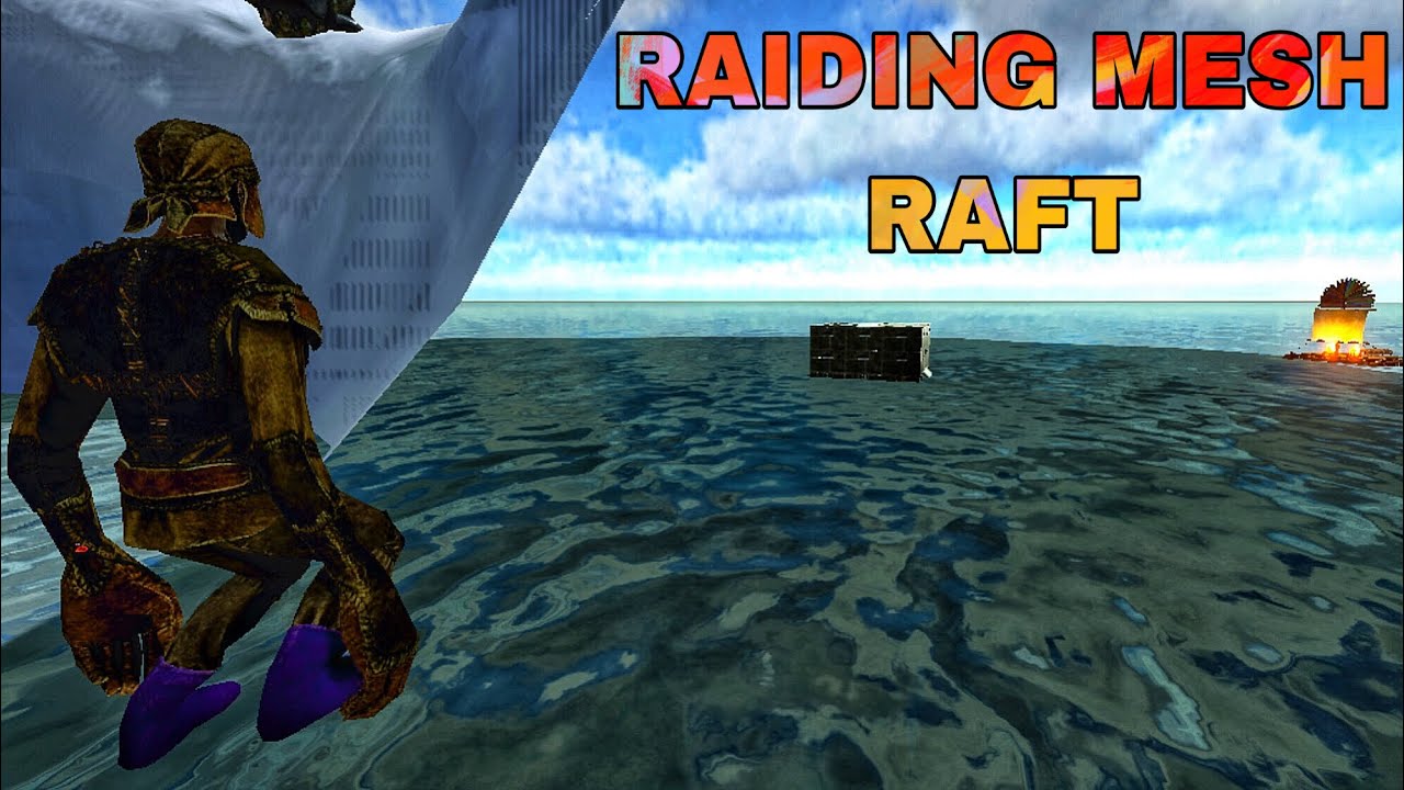 Ark Mobile - Solo Fresh Start Raiding mesh Raft - YouTube