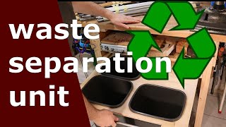 Details Waste separation unit. Workshop recycling center. News
