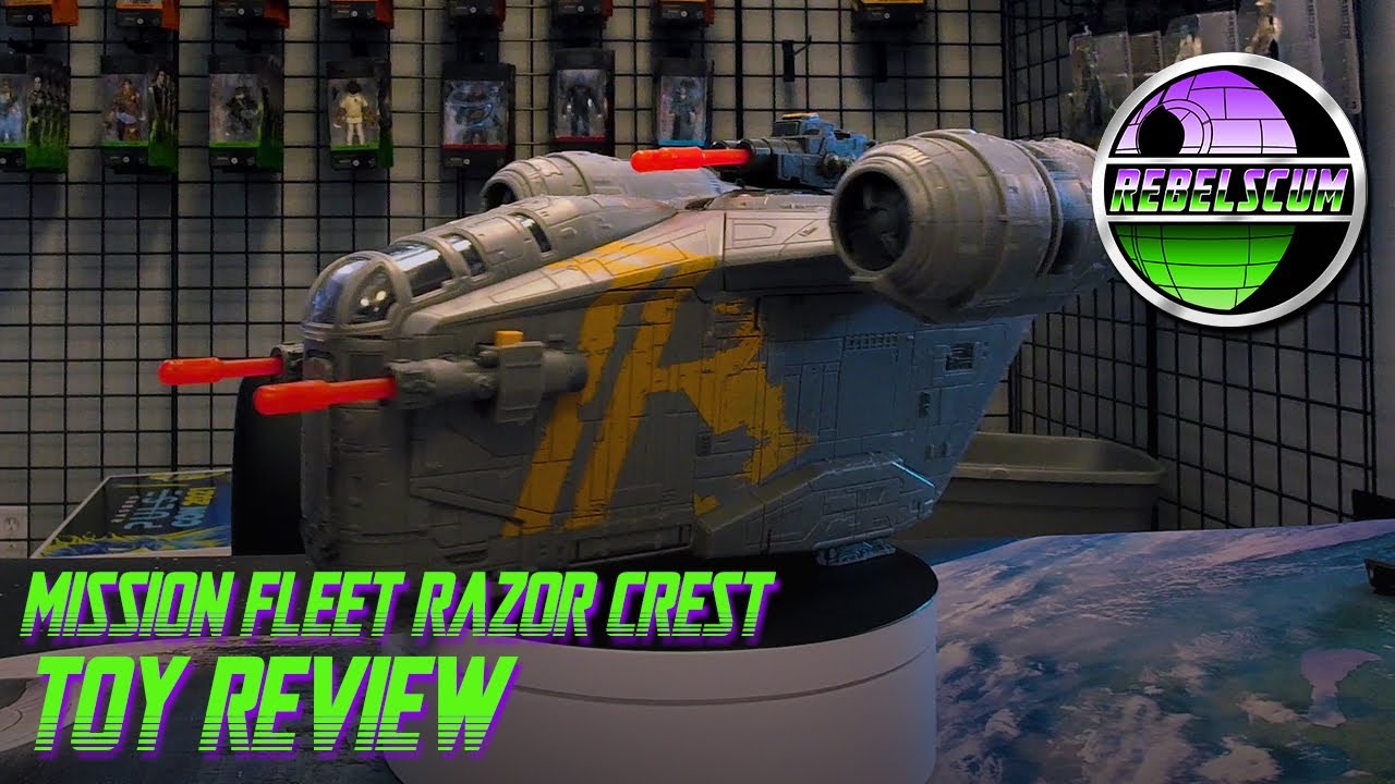 Felet Razor Star Wars Mission Fleet Razor Crest Toy Review - YouTube