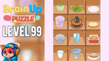 Brain Up Drama Puzzle – Level 99 put the food in the right place Walkthrough Solutions  