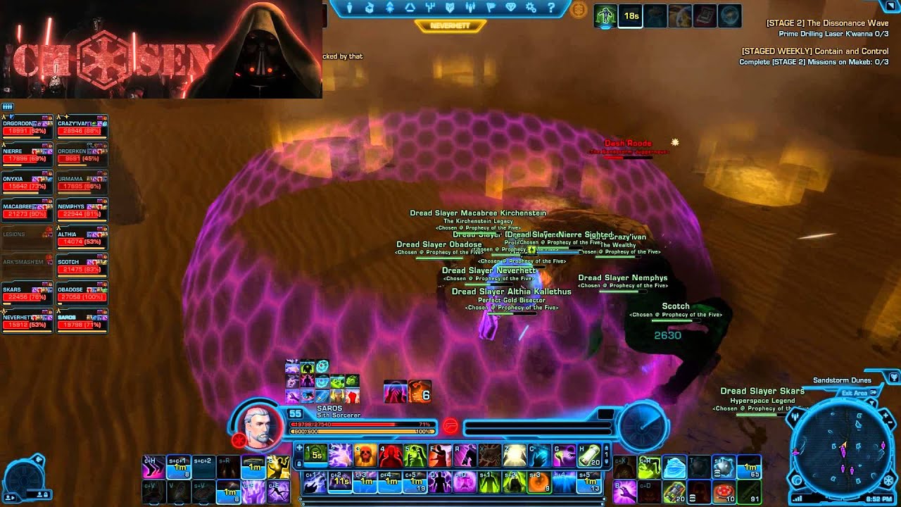 SWTOR Chosen 16-man HM SV Dash'roode Kill