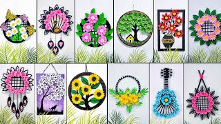Best paper craft for home decoration | Paper Wall hanging craft | Best Diy paper flower wall decor
